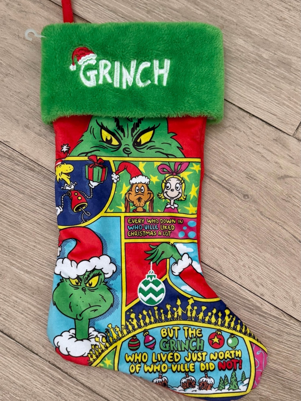 Dr. Seuss Grinch Christmas Stocking